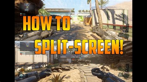 Is there split-screen in Black Ops 3?